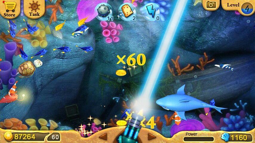 Level of Fish Shooting Games in A Casino