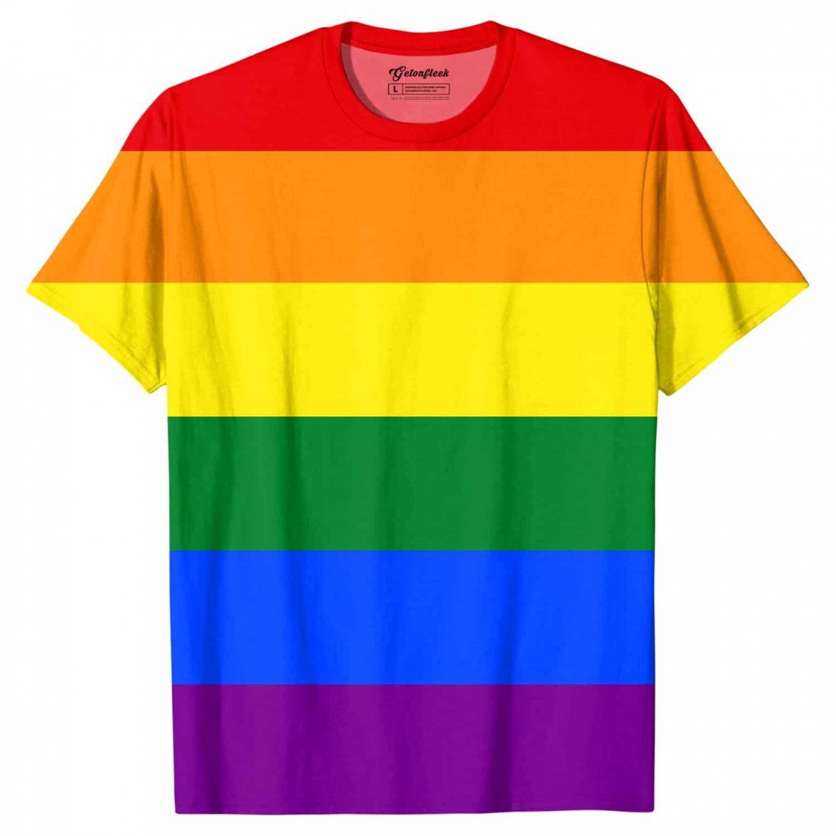 m and s rainbow t shirt